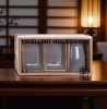 Sushi kínáló tál készlet – 2 részes porcelán szett szószhoz és falatokhoz