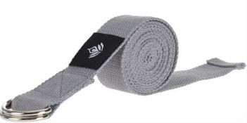 * Yoga kötél 180*3,8 cm-es szürke (V)