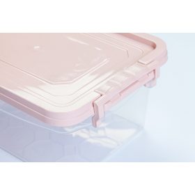 * Tároló doboz pink tetővel 2 l