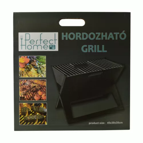 Hordozható grillező (44x33 cm-es méret)
