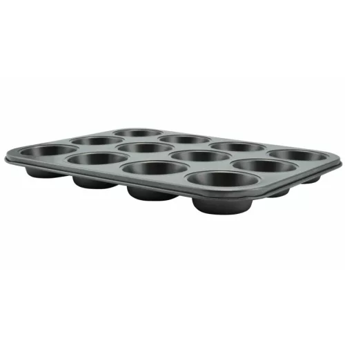 12 db-os acél muffin sütő
