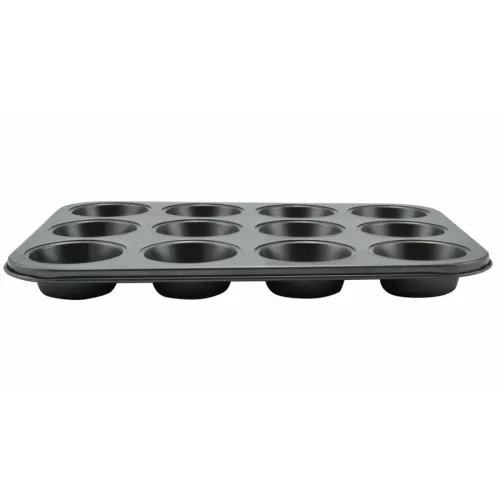 12 db-os acél muffin sütő
