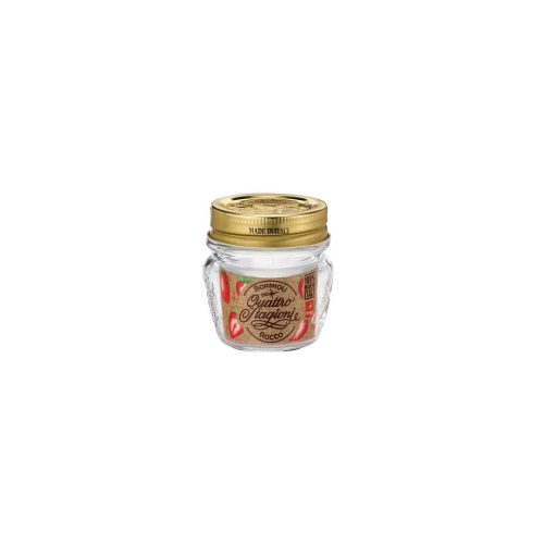 Bormioli Rocco QUATTRO tároló üveg+tető 0,08 l