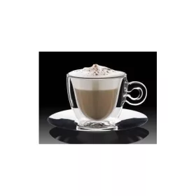* THERMIC GLASS alj+cappuccino csészes 16,5cl-es 2db-os