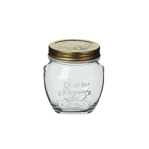 Bormioli Rocco QUATTRO ANFORA tároló +tető 0,3l /hasas/