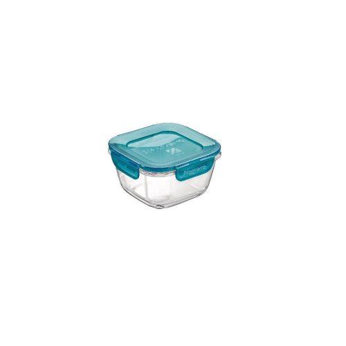 Bormioli Rocco EVOLUTION-TÜRKIZ szögletes doboz 14x14x8cm 75cl