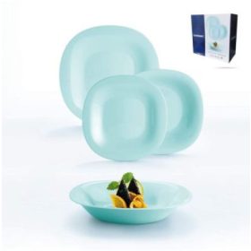 Étkészlet CARINE 18 részes türkiz