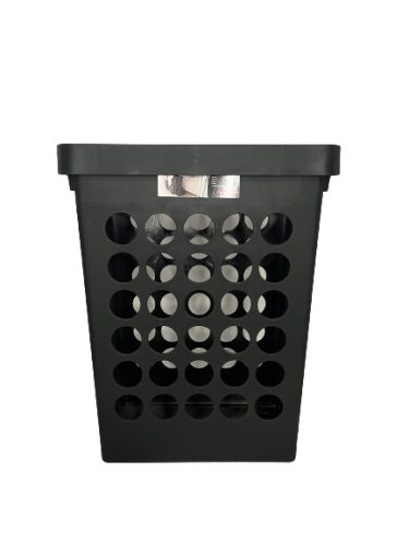 Szennyestartó 33 l, fekete (KKS)