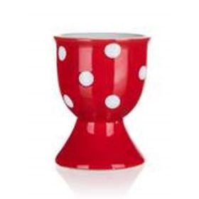 DOTS kerámia tojástartó (piros színben)