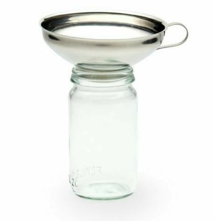 Rozsdamentes lekvártölcsér