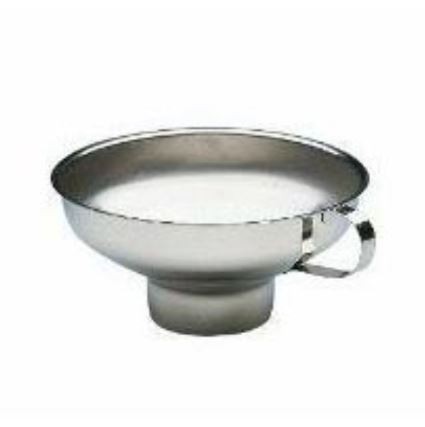 Rozsdamentes lekvártölcsér