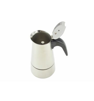 Inox 4 személyes kotyogós kávéfőző díszdobozban