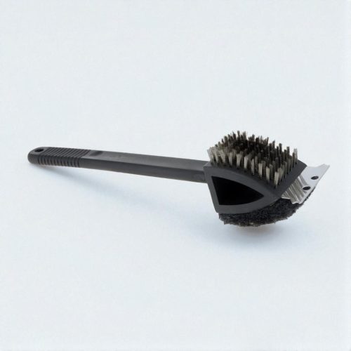 Grill tisztító kefe 3 az 1-ben – 375 mm hosszú, erős sörtékkel