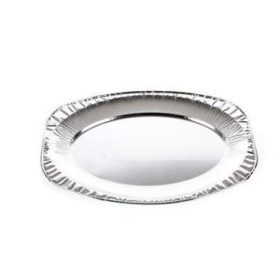   2 db-os Happy Green ovális alumínium BBQ BIG tálca (43,5x29 cm-es)