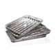 Alu grill tálca szett 4db szögletes 34x23cm Happy Green