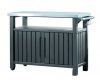Unity XL grill Asztal tárolóval Antracit