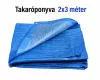 Takaróponyva 2x3 m kék