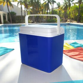 30 L-es merevfalú hűtőtáska (kék színben)