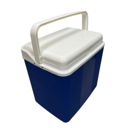 Hűtőtáska 30 L-es kék műanyag merevfalú