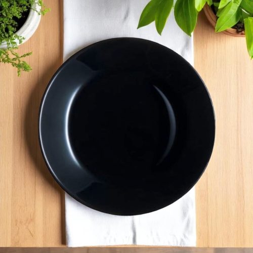 18 részes Zelie étkészlet (fekete színben)