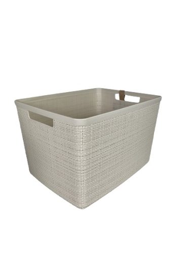 Kosár 36x28x23cm Jute bézs (KKS)