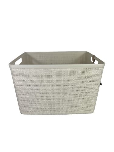 Kosár 36x28x23cm Jute bézs (KKS)