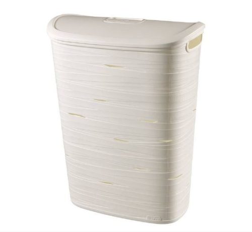 Szennyestartó 49 L Ribbon fehér (KKS)