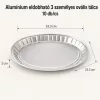 Alumínium eldobható 3 személyes ovális tálca 10 db/cs 