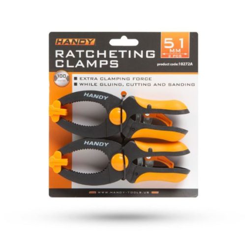 Szorító csipesz - 2" / 51 mm - 170 x 57 mm - 2 db