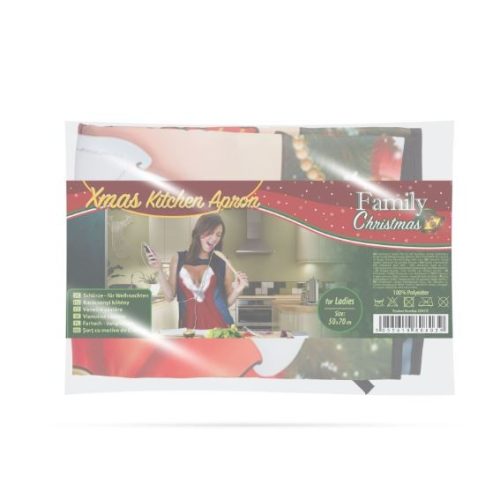 Kötény - karácsonyi - női 50 x 70 cm