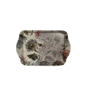 Tálca uzsonnás 21x4,3x2 cm Virág mintás (KKS)