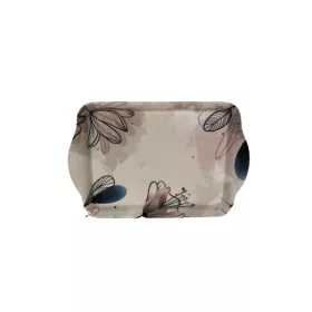 Tálca uzsonnás 21x14,3x2 cm Liliom mintás (KKS)