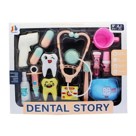 Játék fogorvos készlet kiegészítőkkel