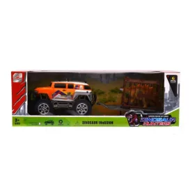 Terepjáró utánfutóval és dínóval