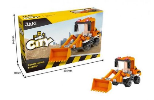 Építőjáték, munkagép (75 db-os)