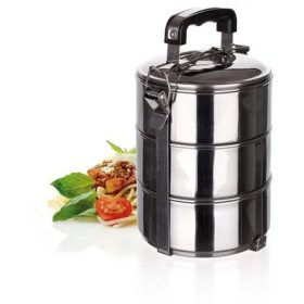 Banquet 3 db-os fém ételhordó