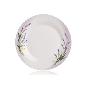 Porcelán lapostányér (24 cm-es)