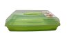 Süteményes doboz szögletes zöld (V)