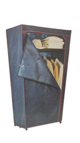 Gardrób állvány kék 76x50x170 cm JOLLY