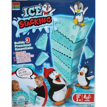 Egyensúlyozó pingvin,jégtömbhalmozó társasjáték