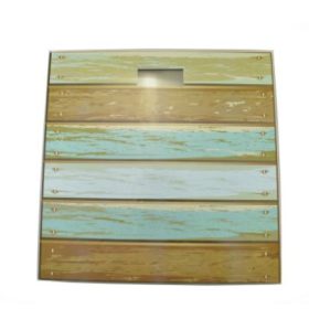 Személymérleg digitális színes fa mintás