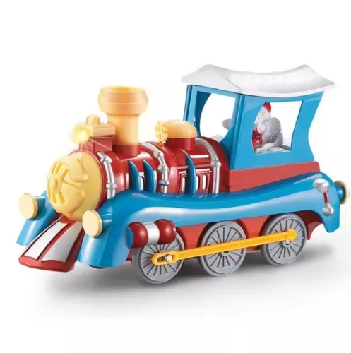 Bébi mozdony télapóval