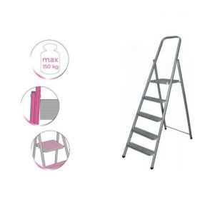 5 lépcsős fém létra