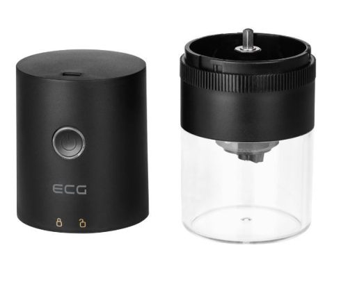 ECG KM 150 Minimo Black akkumulátoros kávédaráló (120 ml-es)