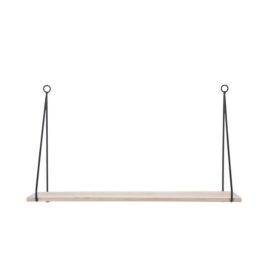 Fali polc fém tartóval