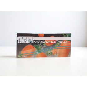 50 db-os Perfect Home visszazárható tasak (14x15 cm-es)