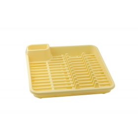 Edényszárító alátéttel sárga színben (39x39 cm-es)