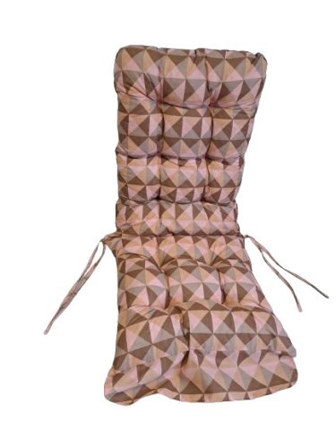 Kerti ülőpárna "TOLEDO" barack kocka mintás