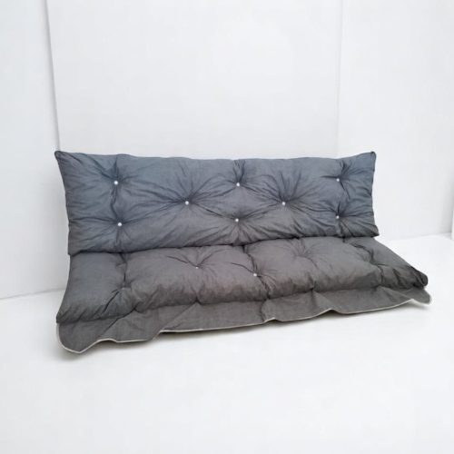 Hintaágy párna 150 cm 2 részes szürke