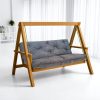 Hintaágy párna 150 cm 2 részes szürke